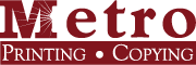 Metro Printing & Copying logo