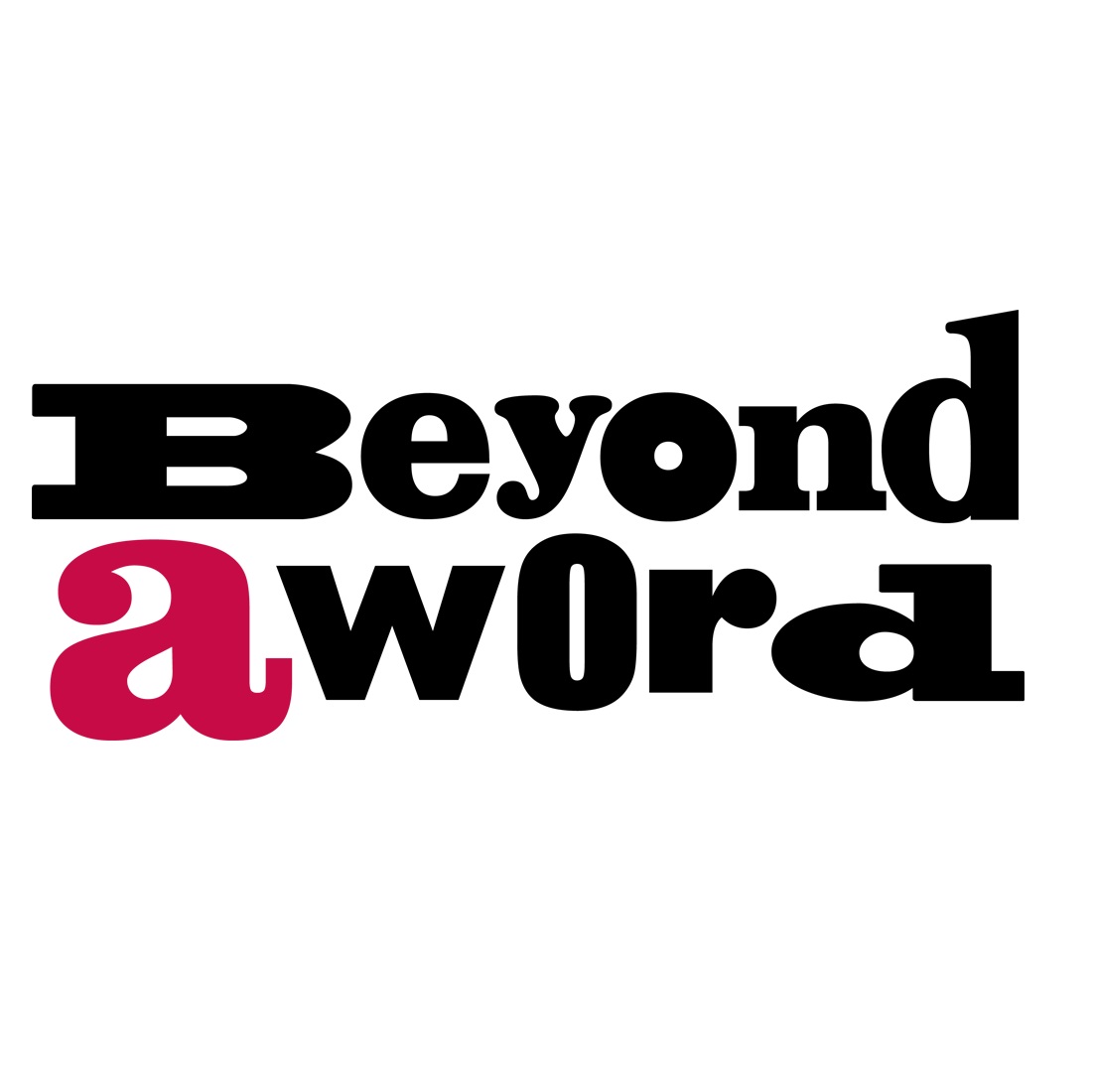 Beyond a Word Art logo