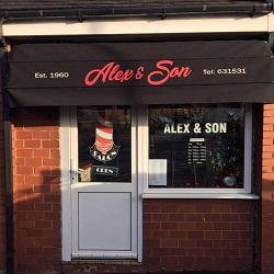 Alex & Sons Barbers logo