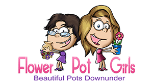 Plants Growing Down Under,Downunder Pots,Beautiful Glazed Pots logo