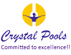 Crystal Pools logo