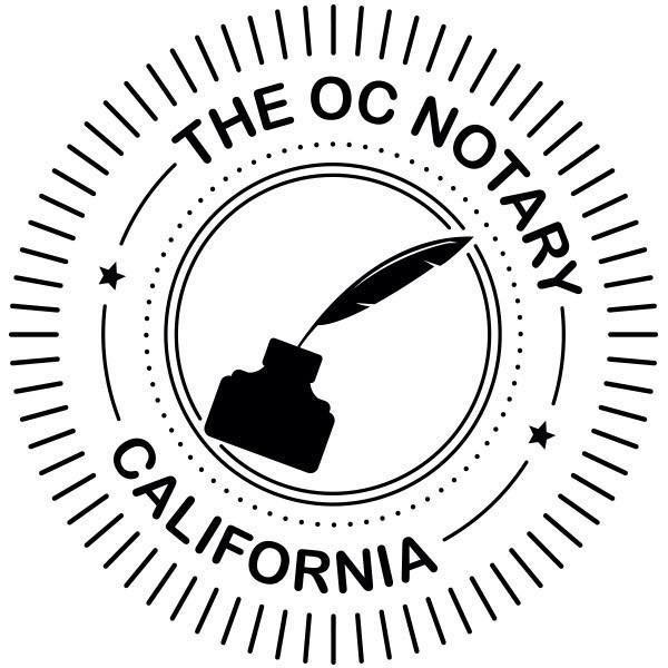 The OC Notary logo