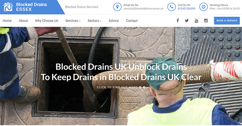 Blocked Drains Essex logo