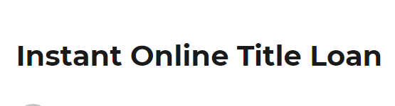 Instant Online Title Loan Inc logo