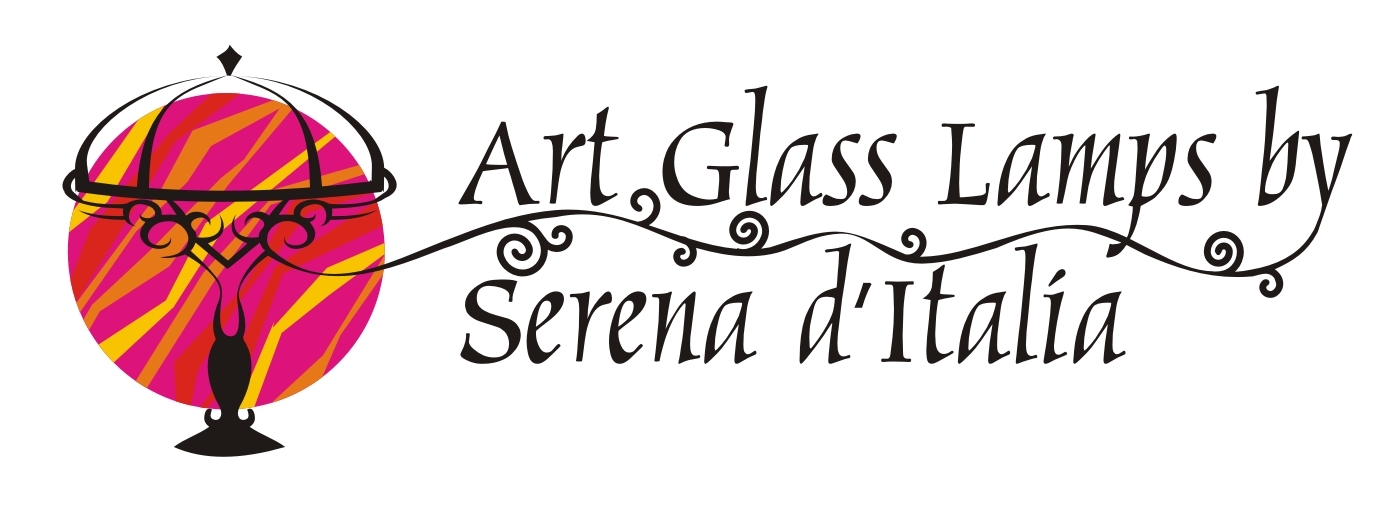 Art glass lamp logo