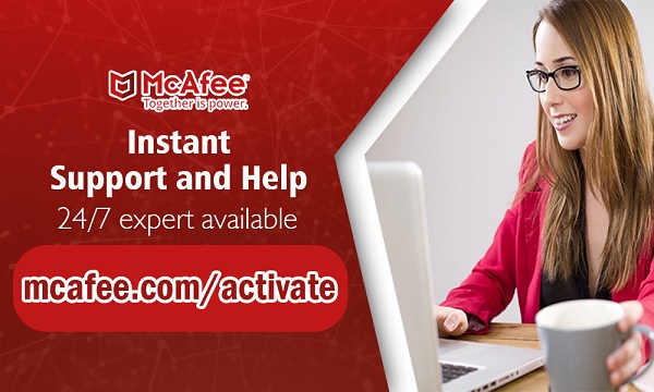 mcafee.com/activate - How to Download mcafee on smart phone logo