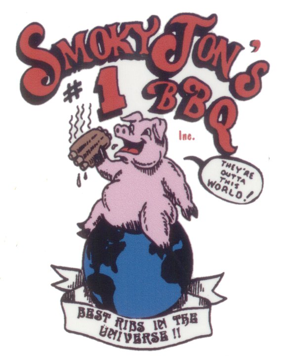 SMOKY JONâ€™S #1 BBQ logo